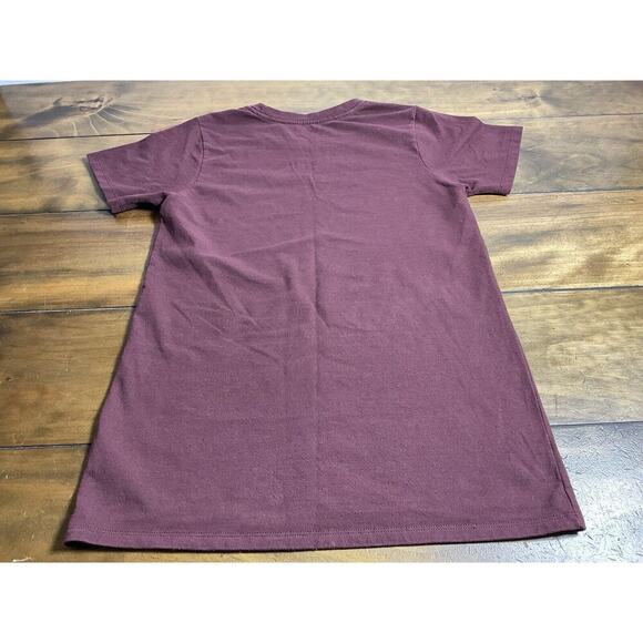 Patagonia Womens Size Small Maroon “Eat Local” Regular Fit T-Shirt - Picture 6 of 6